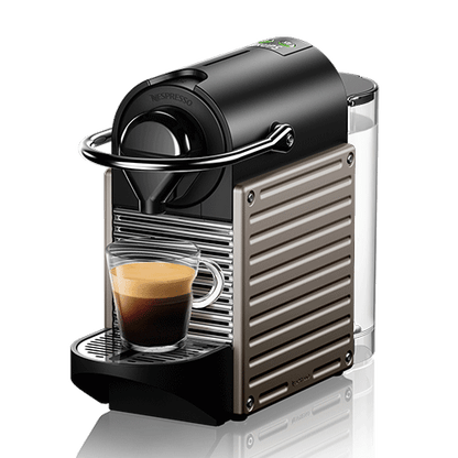 Krups Nespressomaschine Pixie XN304T titan/schwarz - gebraucht