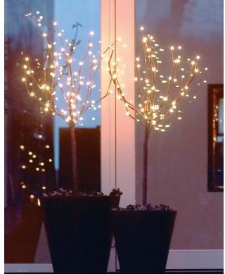 Sirius LED Baum Time Line 2er Set, 100 LED Höhe 90cm, Batteriebetrieben mit Timer - Retoure