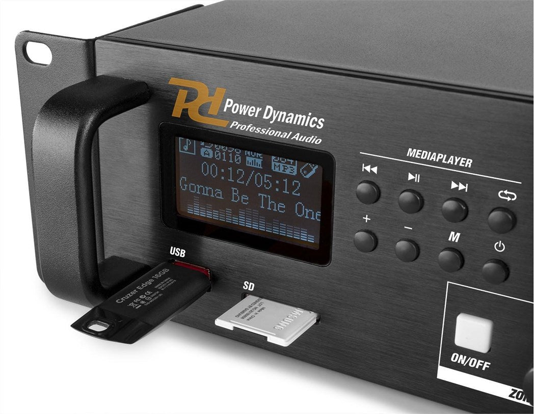 Power Dynamics PDV360MP3 4-Zonen Mischer - Retoure