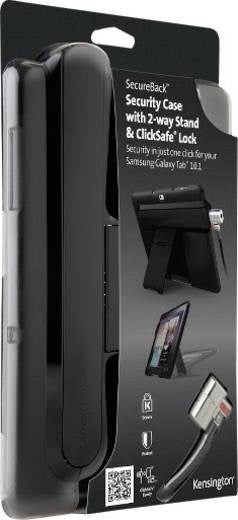 Kensington SecureBack mit 2-Wege Standfunktion & Clicksafe Schloss für Samsung Galaxy Tab - Schwarz - Retoure