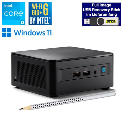 STEG PC NUC PRO 30 VI (CH, i3, 8GB, 512GB SSD, Intel UHD, W11P)