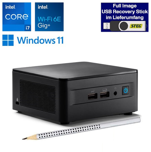 STEG PC NUC PRO 70 VI (CH, i7, 16GB, 1TB SSD, Intel Iris Xe, W11P)