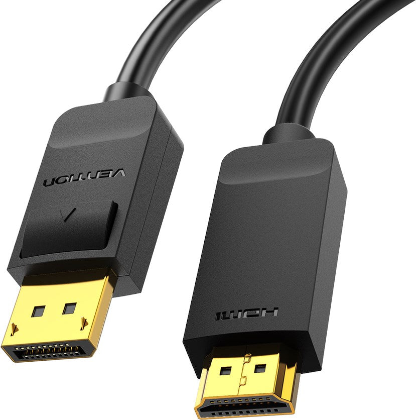 Vention 4K DisplayPort zu HDMI 2.0 Kabel, schwarz - 3m - Retoure