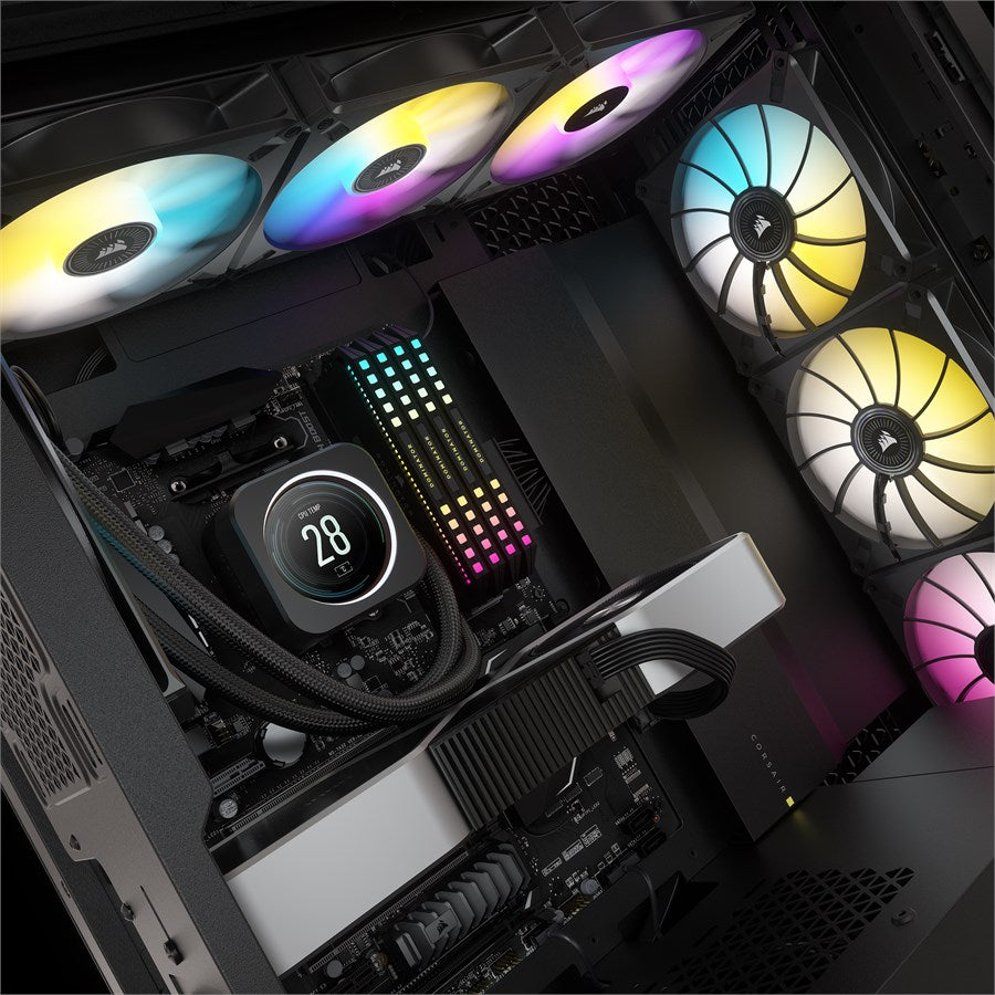 Corsair iCUE H170i Elite CPU Flüssigkeitskühler mit LCD-Display - Retoure