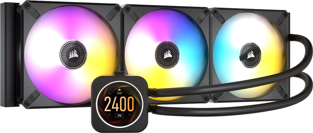 Corsair iCUE H170i Elite CPU Flüssigkeitskühler mit LCD-Display - Retoure