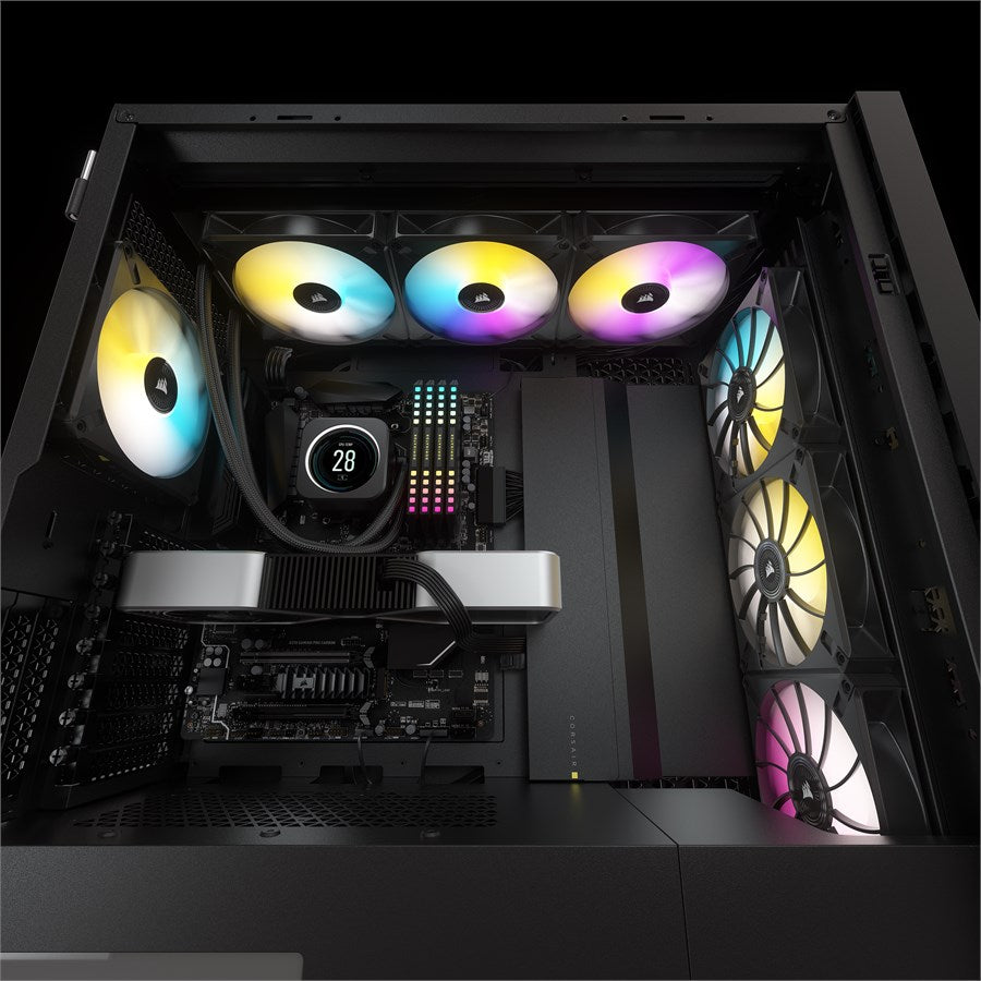 Corsair iCUE H170i Elite CPU Flüssigkeitskühler mit LCD-Display - Retoure