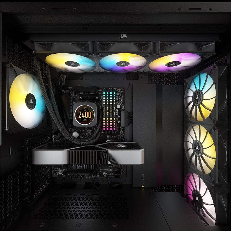 Corsair iCUE H170i Elite CPU Flüssigkeitskühler mit LCD-Display - Retoure