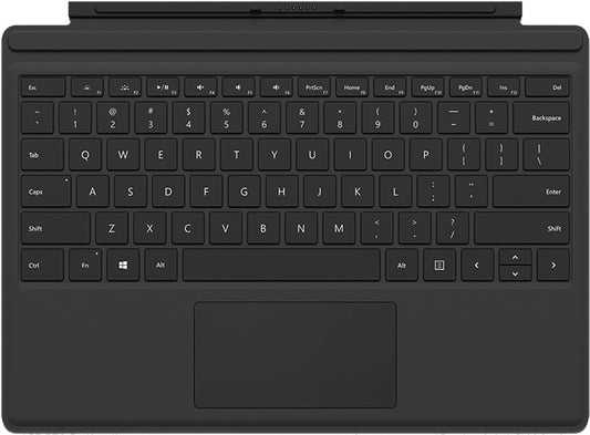 Microsoft Surface Pro Type Cover, schwarz (Norwegisch-Layout) - Retoure