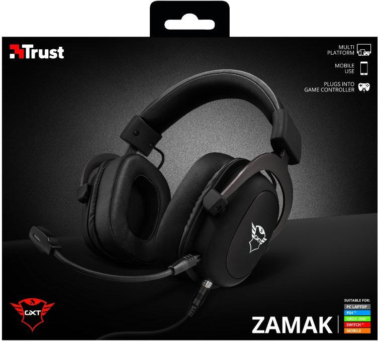 Trust Headset GXT 414 Zamak Premium Schwarz - Retoure