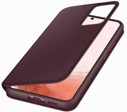 Samsung Smart Clear View Cover für Galaxy S22+ - burgundy - Retoure