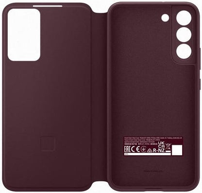 Samsung Smart Clear View Cover für Galaxy S22+ - burgundy - Retoure