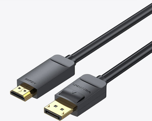 Vention 4K DisplayPort zu HDMI 2.0 Kabel, schwarz - 2m - Retoure
