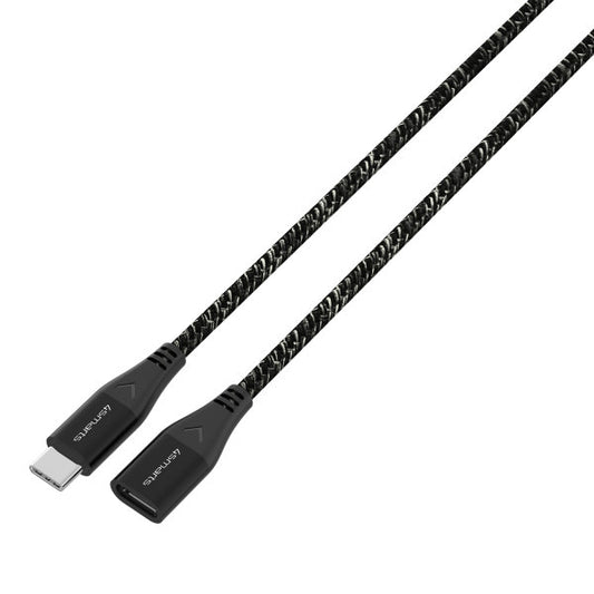 4smarts USB-C-C Verlängerungskabel, 1.5m 60Watt, Farbe: Monochrome