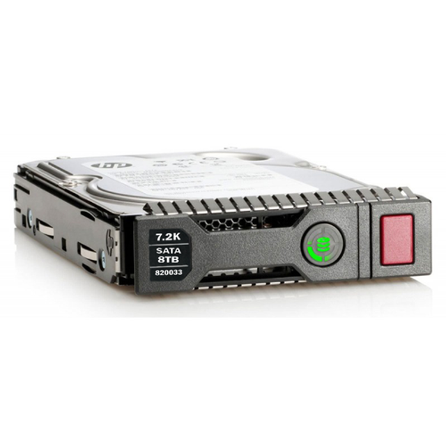 HPE 8TB 6GSATA 7.2K LFF512E SC MDL