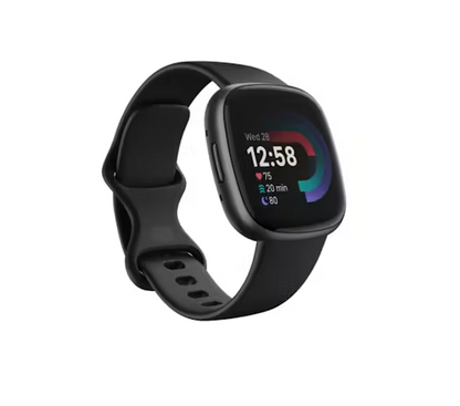 Fitbit Versa 4 Black/Graphite - Retoure