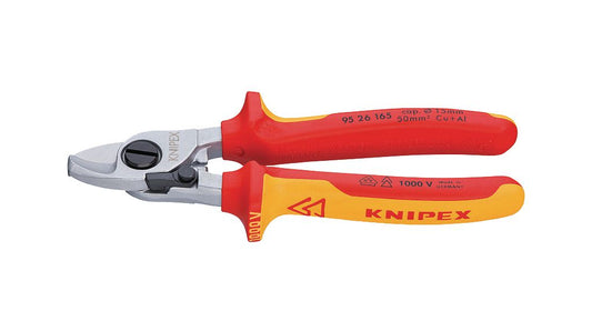 Knipex Kabelschere mit Öffnungsfeder 165 mm