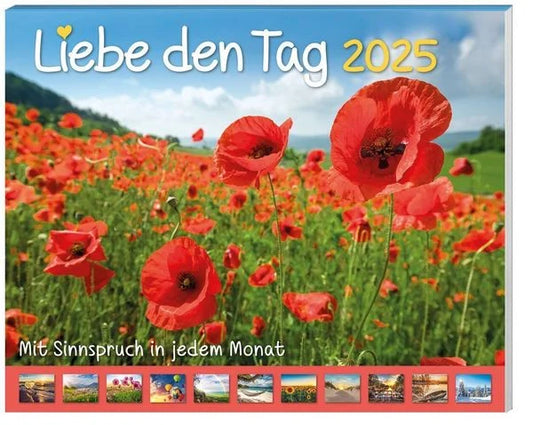 Liebe den Tag Kalenderpaket 2025, 9-teilig