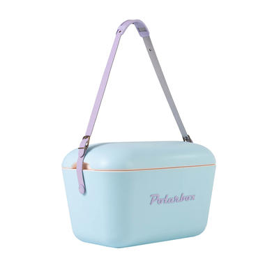 Polarbox Retro Cooler baby blue, 20L - Baby-Blue - Retoure