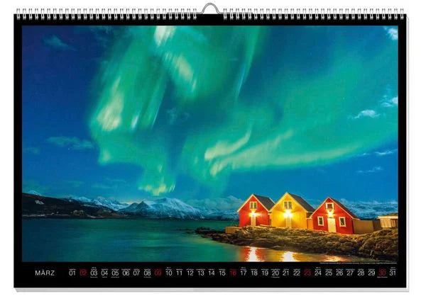 Polarlichter Premiumkalender 2025