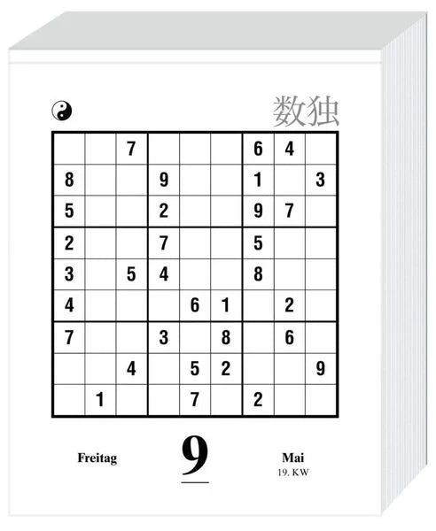 Sudoku Abreisskalender 2025