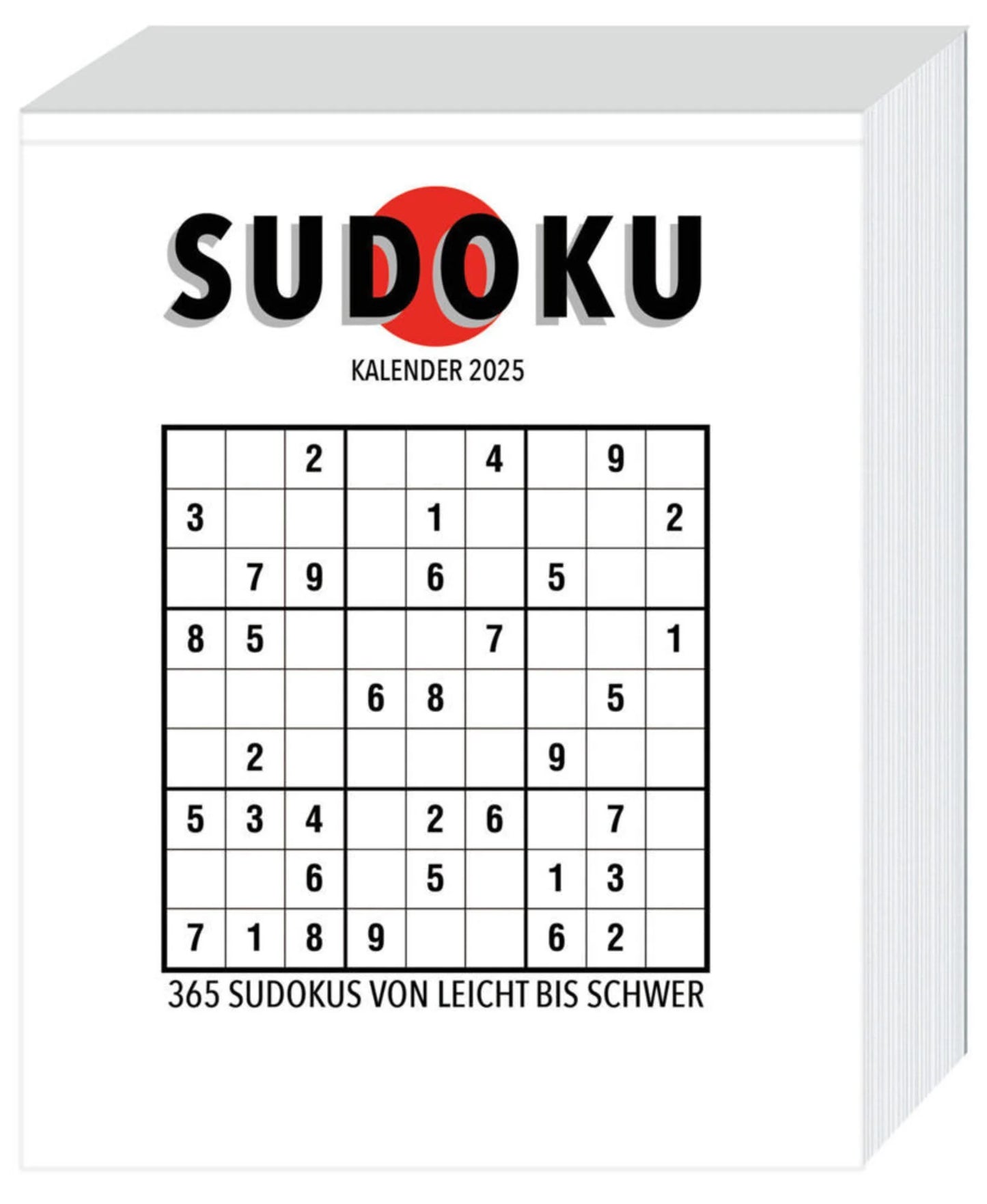 Sudoku Abreisskalender 2025