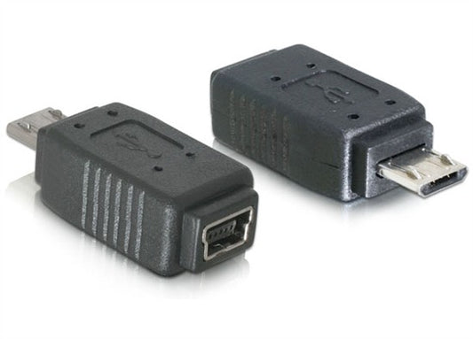 Delock USB micro-B Stecker zu mini USB 5pin Buchse