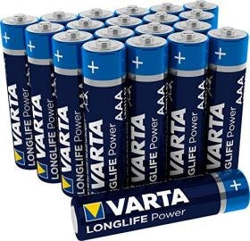 Varta Longlife Power AAA/LR03 Alkaline Batterien 20er-Blister
