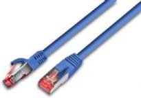 Triotronik Patchkabel: S/FTP, 3m, blau Cat.6A, AWG26, 10Gbps, 500MHz, LSOH