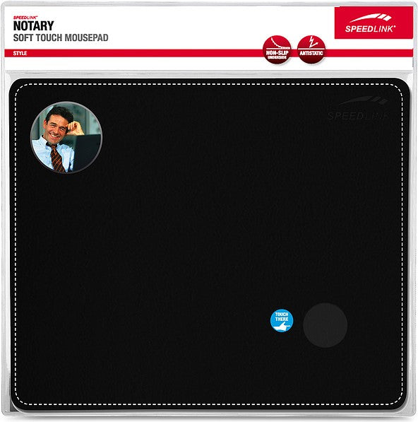 Speedlink Notary Soft Touch Mousepad, schwarz - Demogerät