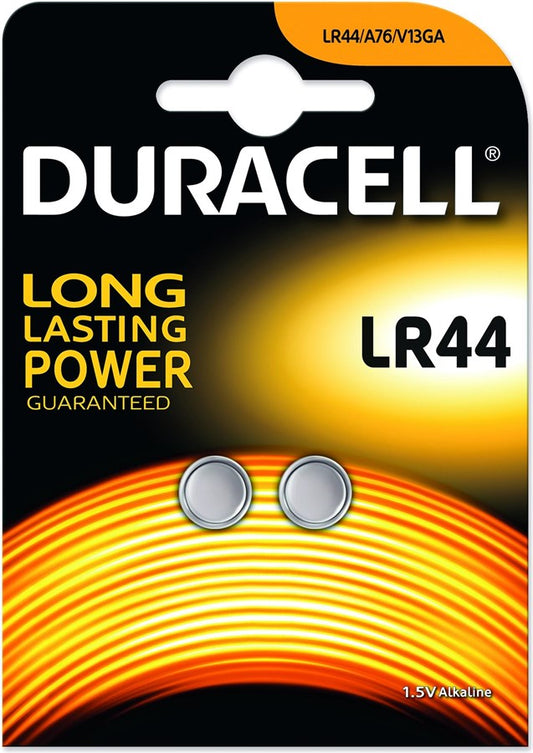 Duracell Knopfzelle Alkaline LR44 2 Stück