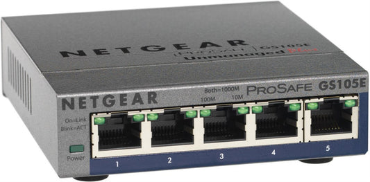 Netgear GS105E ProSafe Plus (5-Port Gigabit)