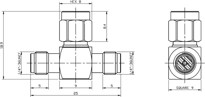 Delock Antennenadapter T-Stück: SMA-Stecker zu 2x SMA-Buchse