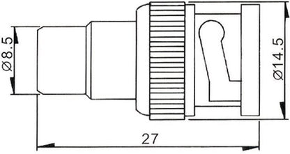 Velleman BNC-Stecker CBNC15