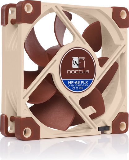 Noctua NF-A8 FLX, 80x80x25 mm, 3-Pin, 12V