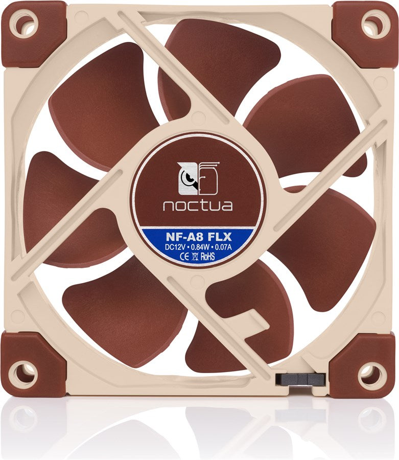 Noctua NF-A8 FLX, 80x80x25 mm, 3-Pin, 12V