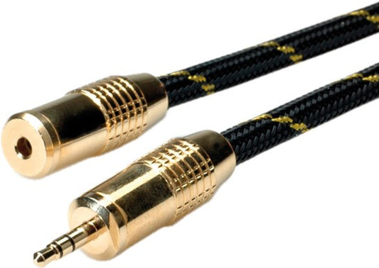 Roline Audio-Verlängerungskabel 3.5mm Klinke Stecker / Buchse 5m