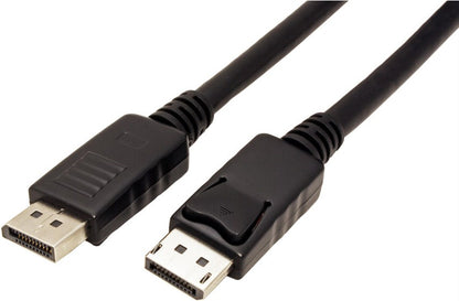 DisplayPort Kabel, DP ST - ST, LSOH, schwarz, 10 m