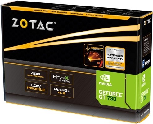 Zotac GeForce GT 730 Zone Edition - 4GB