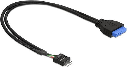 Delock Pinheader Kabel USB 3.0 - USB 2.0, f/m, 45cm