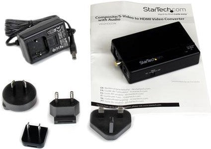 StarTech Composite und S-Video auf HDMI Konverter / Wandler mit Audio - 1080p