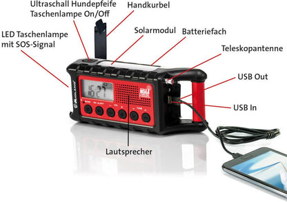 Midland ER 300 Outdoor Kurbel-Radio