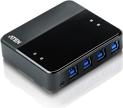 Aten Sharing Switch, USB 3.2 (5Gbps), 4x4-Port, passiv