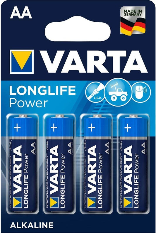 Varta Longlife Power Alkaline Batterie AA 1.5 V 4-Blister