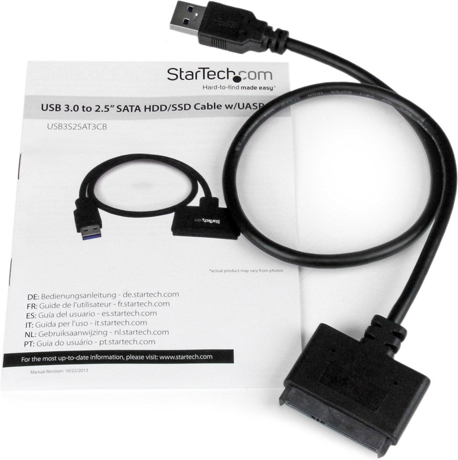 StarTech SATA auf USB Kabel - USB 3.0 auf 2.5" SATA III Festplatten Adapter