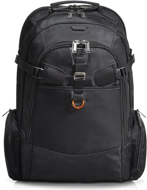 Everki Titan XXL Laptop Backpack - schwarz/orange