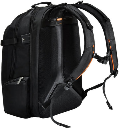 Everki Titan XXL Laptop Backpack - schwarz/orange