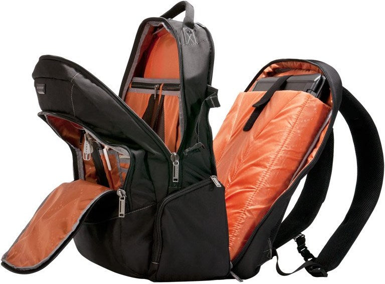 Everki Titan XXL Laptop Backpack - schwarz/orange