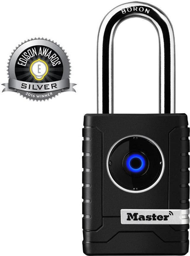 Master Lock Vorhängeschloss Bluetooth Schwarz/Silber