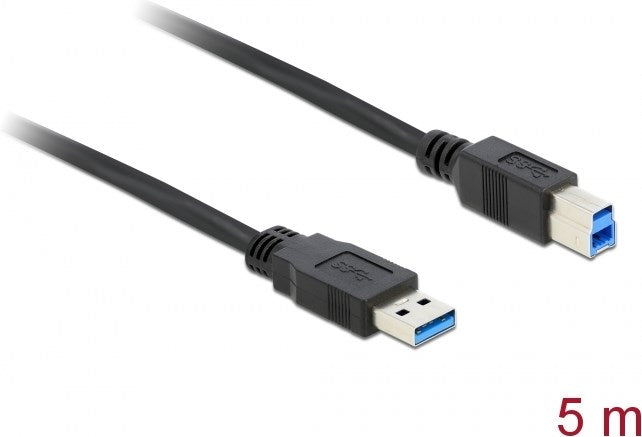 Delock USB 3.0 Verbindungskabel Typ A -> Typ B - 5m