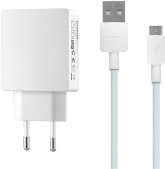 Huawei AP32 - QuickCharger +Data cable Micro USB - white BULK